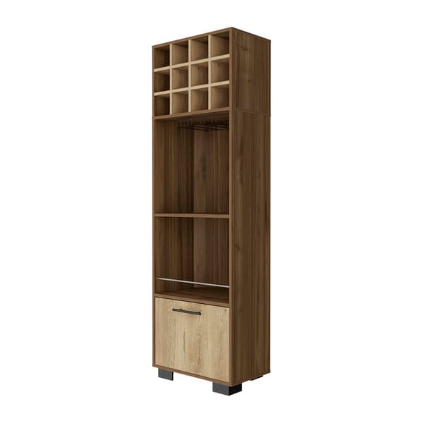 FM FURNITURE Aubree Mahagony Corner Bar Cabinet - image 
