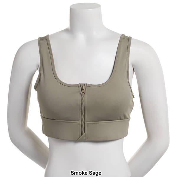 Womens RBX Zip Front Sports Bra
