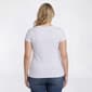 Juniors Plus Eye Candy Short Sleeve Scoop Neck Tee - image 2