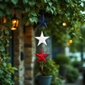 Northlight Metal Stars and Bell Hanging Patriotic Wind Chime - image 1