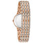 Womens Bulova Crystals Slim Pave Dial Watch - 98L235 - image 3