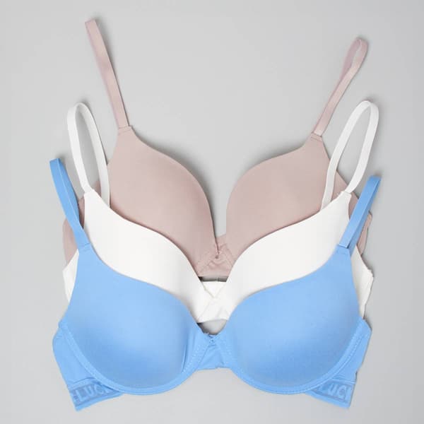 Womens Lucky Brand Stylish Collection 3pk. T-Shirt Bra LVD00167BV - image 