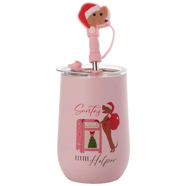 Home Essentials Dachshund Tumbler w/ Straw - image 