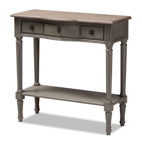 Baxton Studio Noelle 1 Drawer Wood Console Table