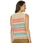 Womens Democracy Scallop Edge Stripe Sweater Vest - image 2