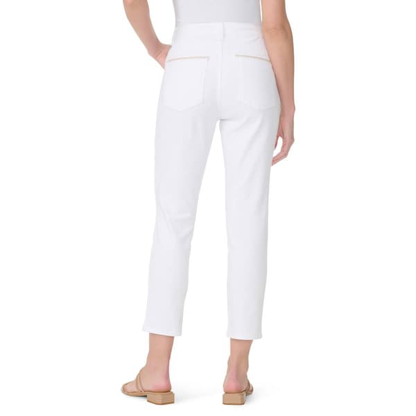 Womens Gloria Vanderbilt Amanda Embroidery Pockets Ankle Jeans