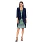 Womens R&M Richards Drape Jacket with Print Dress - image 1