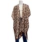 Womens Adrienne Vittadini 2pc. Abstract Kimono Hat Set - image 2