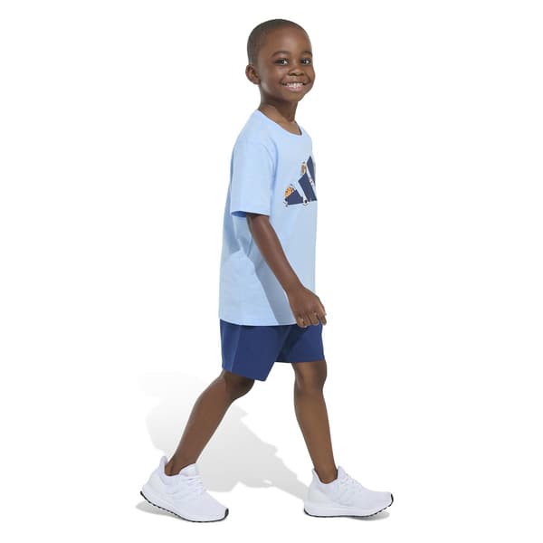 Boys (5-7) adidas® All The Sports Short Sleeve Tee & Shorts Set