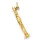 Gold Classics(tm) 14kt. 3-D Clarinet Charm - image 1