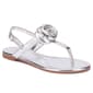 Womens New York & Company Rosette Flip Flops - image 1