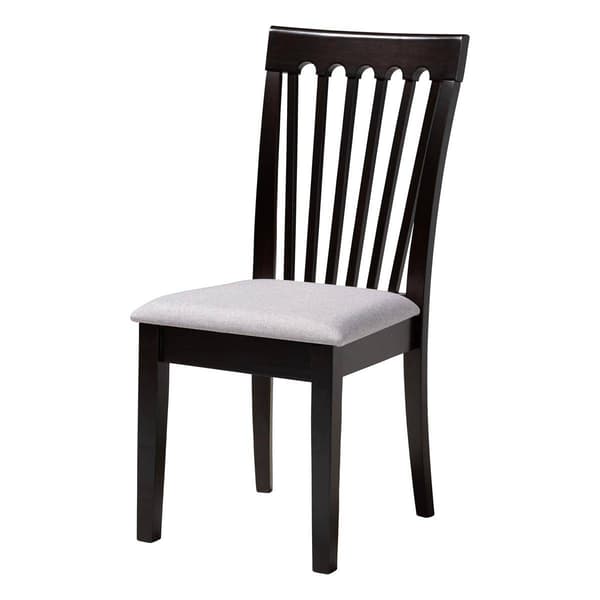Baxton Studio Lore Modern Dark Brown Wood 5pc. Dining Set