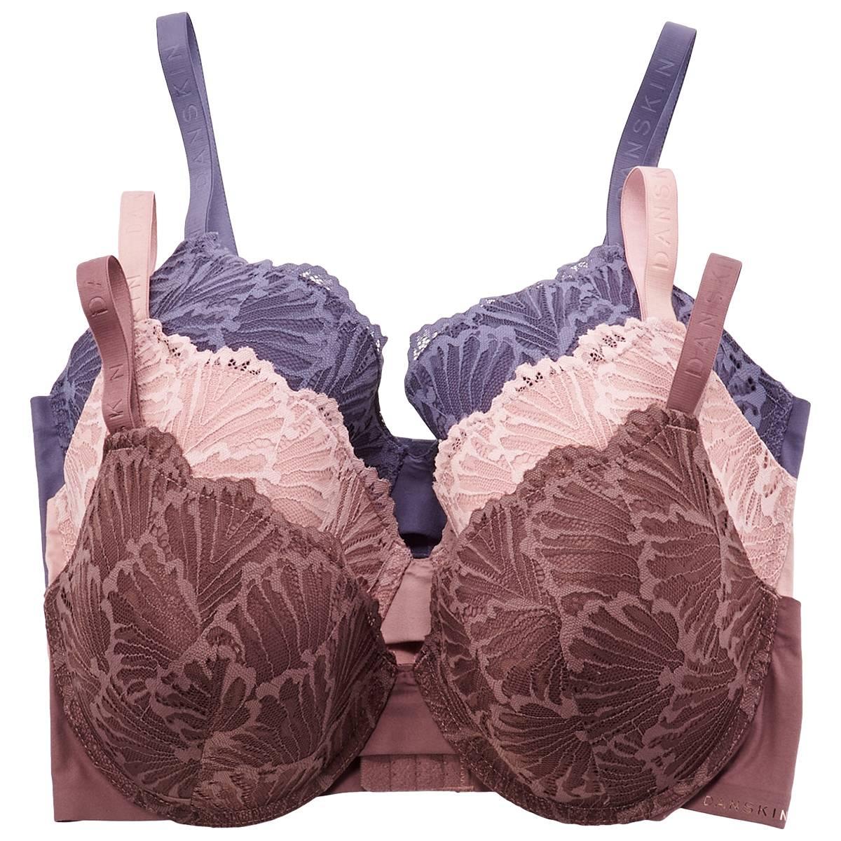 Open Video Modal for Plus Size Danskin 3Pk Full Figure Bra - DS8652-3PKA