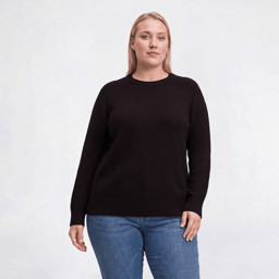 Plus Size Architect® Long Sleeve Solid Raglan Sleeve Sweater