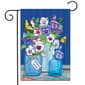 Butterflies and Pansies Garden Flag - image 1