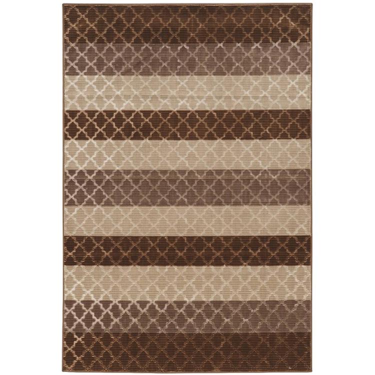 Linon Evolution Trellis Stripe Area Rug - 5x7