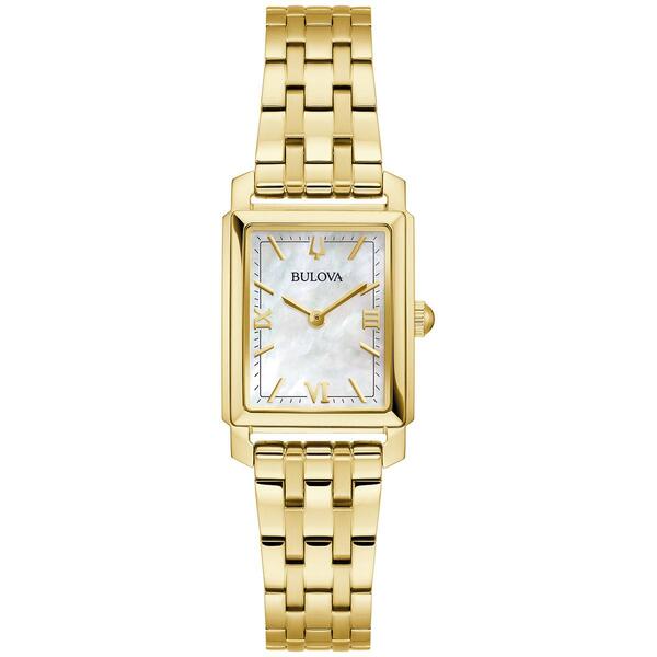 Womens Bulova Sutton White Dial Bracelet Watch - 97L177 - image 