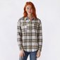 Juniors No Comment Plaid Oversized Flannel - image 1