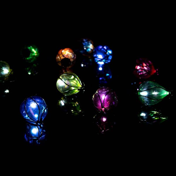 Alpine Solar Colorful Air Balloons LED String Lights