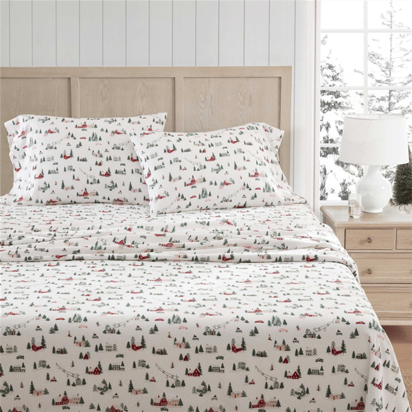 Martha Stewart Ski Village Sheet Set - image 