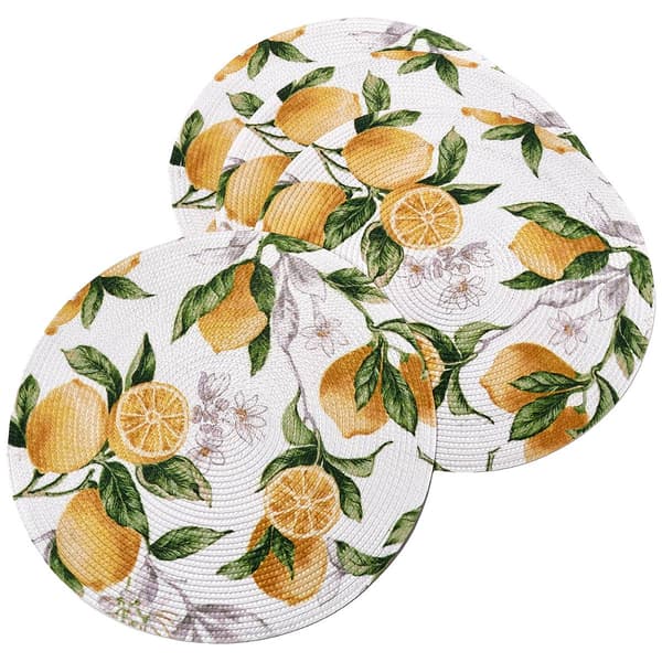 Blooming Lemon Placemat Set of 4 - image 
