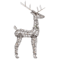 Northlight 45.5in. LED Rattan Deer Outdoor Christmas Décor - image 4