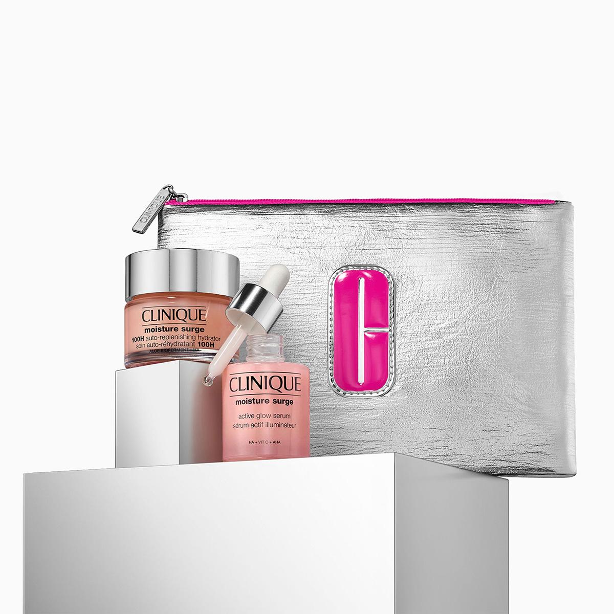 Clinique Moisture Surge 100H Moisturizer and Serum Gift Set