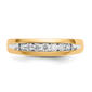 Mens Gentlemens Classics™ 14kt. Gold 1/3ctw. Channel Diamond Ring - image 4