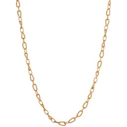 Design Collection 24in. Gold-Tone Textured Twist Chain Necklace