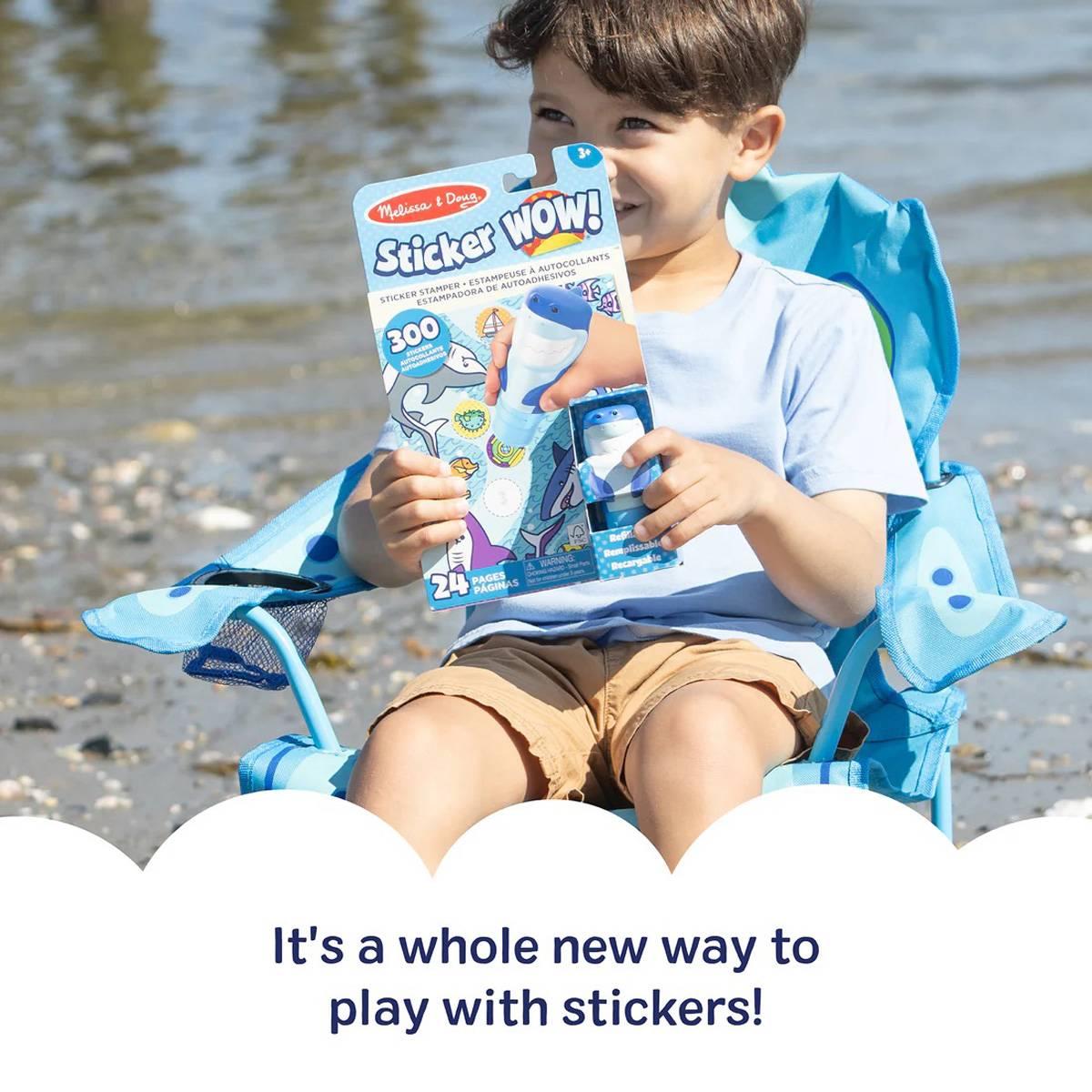 Melissa & Doug® Shark Activity Pad & Sticker Stamper