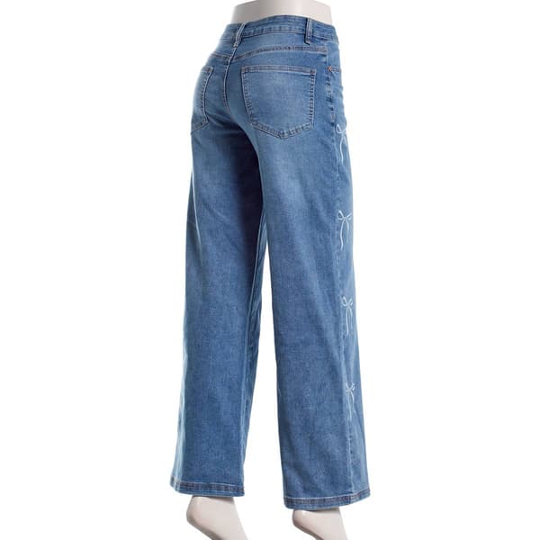Juniors Madden Girl Ultra 90''s Jeans w/ Bow Side Seam