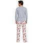 Mens Poppy & Clay Long Sleeve Winter Cottage Scene Pajama Set - image 3