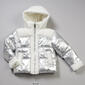 Girls &#40;7-16&#41; Sam Edelman Metallic w/ Sherpa Trim Puffer Coat - image 2