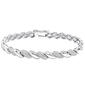 Accents Silver Diamond Accent San Marco Bracelet - image 1