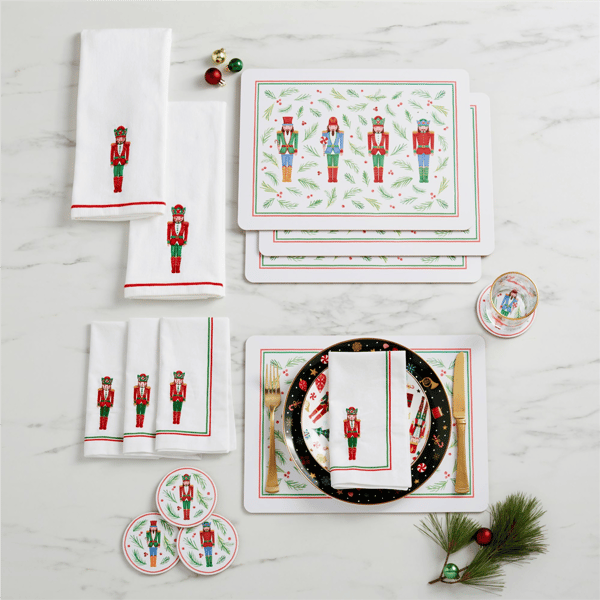 Lenox® Bayberry Nutcracker Napkins - Set of 4