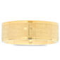 Unisex 18kt. Gold Pleated Hail Mary Prayer Ring - image 1
