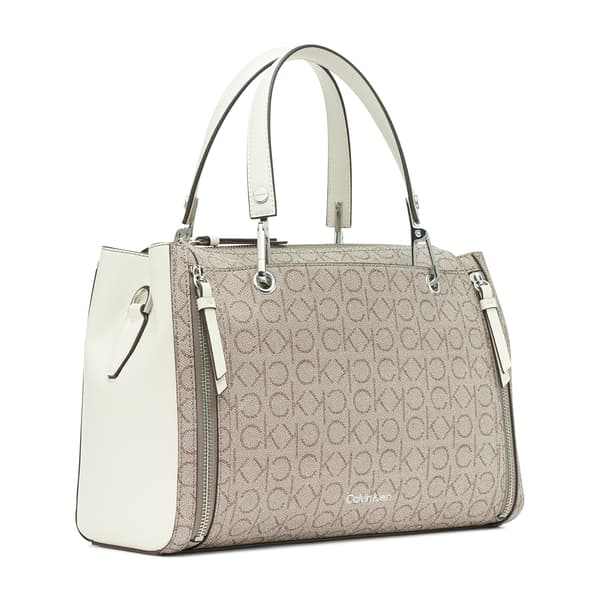 Calvin Klein Garnet Triple Compartment Satchel