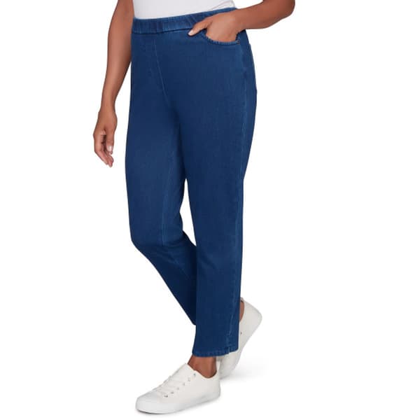 Petite Alfred Dunner Sunset Canyon Denim Short Length Pants