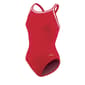Womens Dolfin(R) Team Solid DBX Back One Piece Swimsuit - Red - image 1