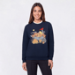 Womens Top Stitch By Morning Sun Wheelbarrow Fleece Sweatshirt - image 1