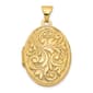 Gold Classics&#40;tm&#41; 14kt. Gold Love You Always Reversible Locket - image 1