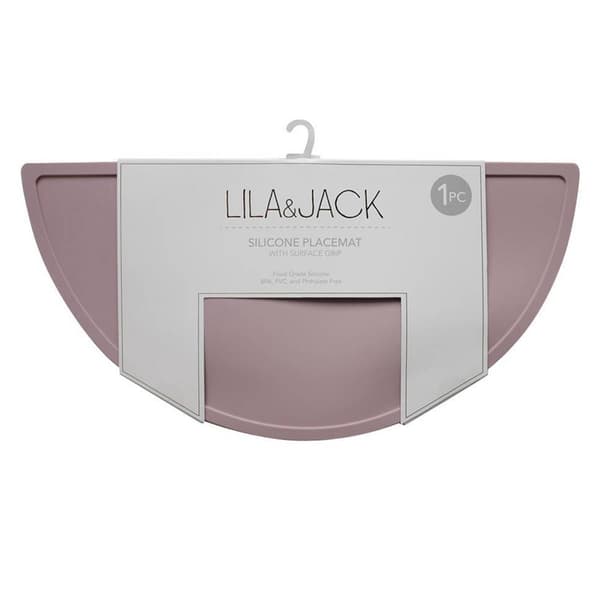 Baby Girl Lila & Jack Half Moon Silicone Placemat