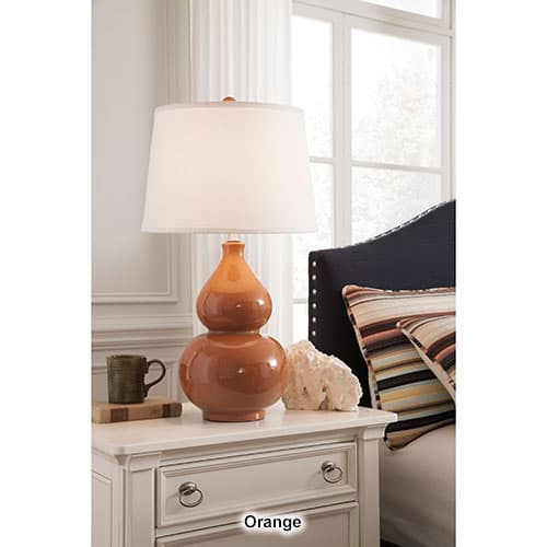 Signature Design by Ashley Saffi Ceramic Table Lamp