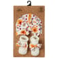 Baby Girl Baby Essentials(R) Floral Hat & Booties Set - image 1