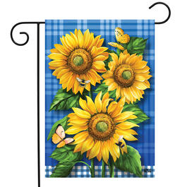 Briarwood Lane Blue Sunflowers Garden Flag