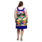 Plus Size 24/7 Comfort Apparel Multicolor Floral Sleeveless Dress - image 3