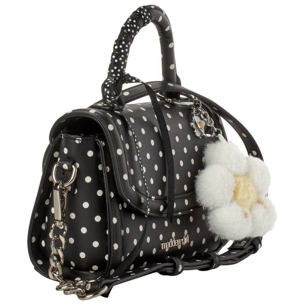 Madden Girl Dots Top Handle Satchel