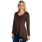 Womens 24/7 Comfort Apparel Long Sleeve Flared Tunic Top - image 4