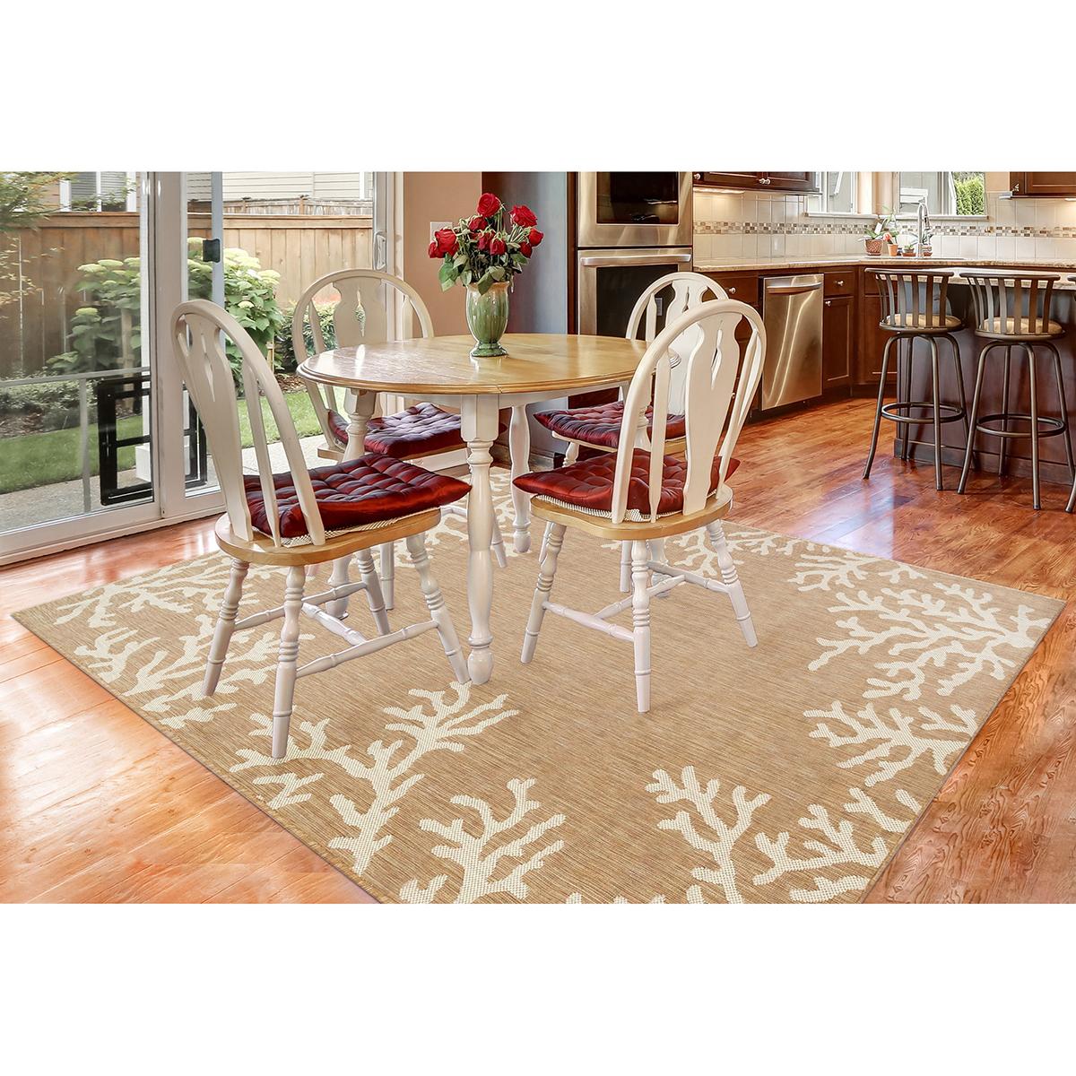 Liora Manne Carmel Coral Border Indoor/Outdoor Rectangle...