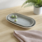 Sango Resona Moss/Cream Large Ceramic Serving Platters - Set of 2 - image 3